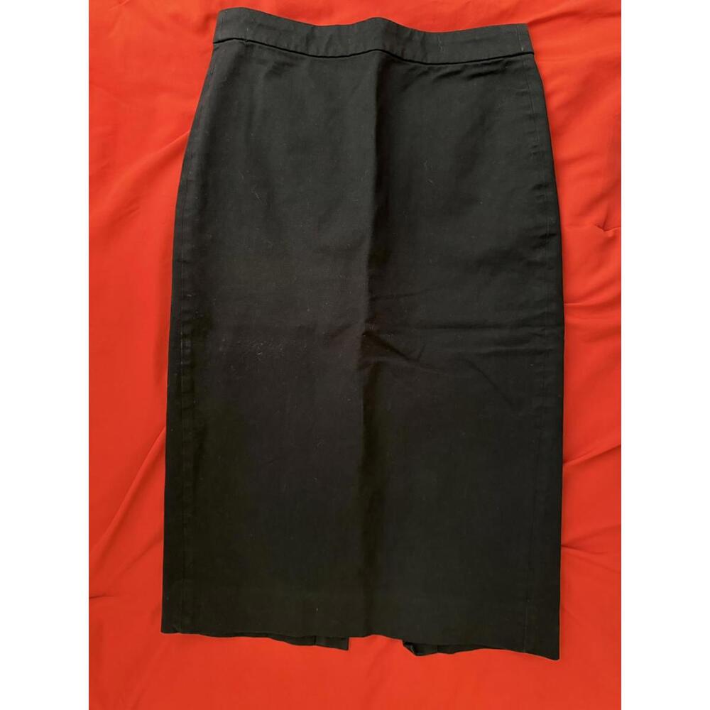 J.CREW No.3 Pencil Skirt in Black (US 2)